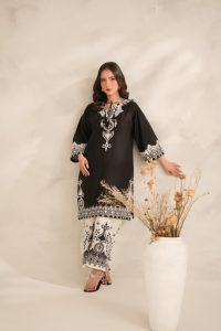 AIZA EMBROIDERY 2PC (PLAZO)
